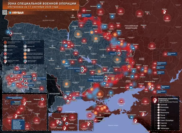 Хроника специальной военной операции за 17 сентября 2026 года