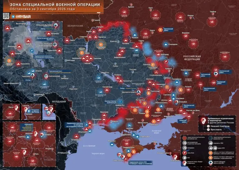Хроника специальной военной операции за 3 сентября2026 года