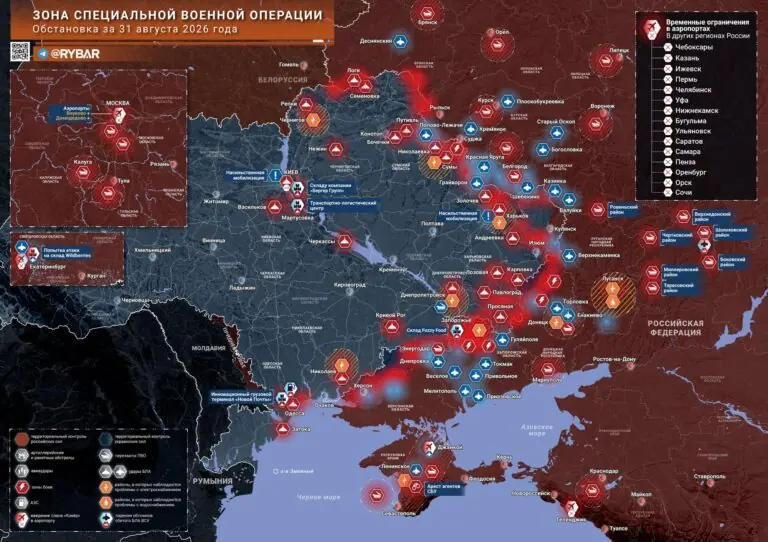 Хроника специальной военной операции за 31 августа 2026 года