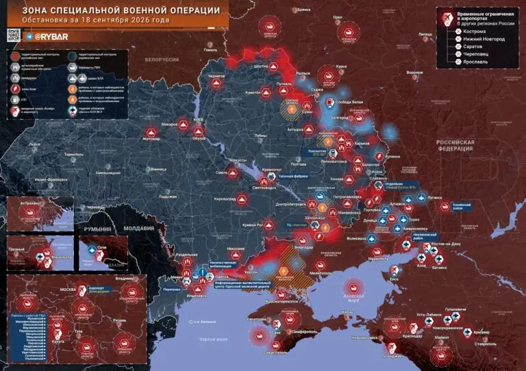 Хроника специальной военной операции за 18 сентября 2026 года