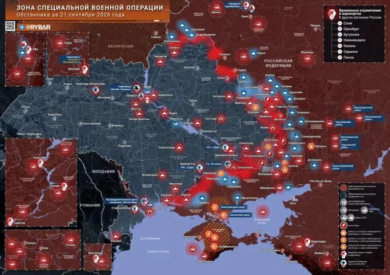 Хроника специальной военной операции за 21 сентября 2026 года