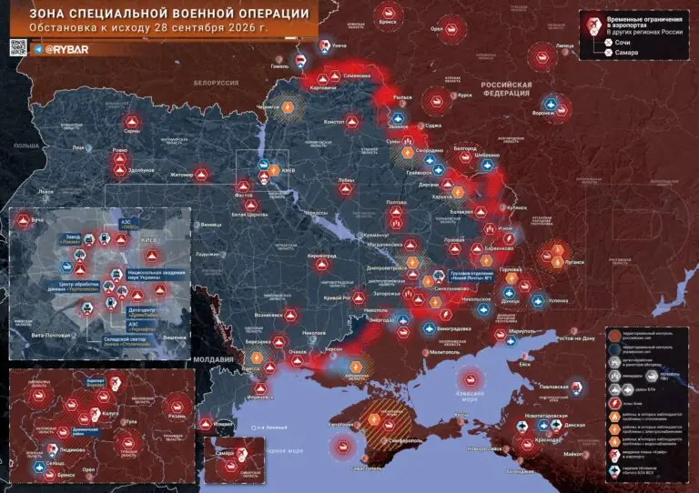 Хроника специальной военной операции за 28 сентября 2026 года