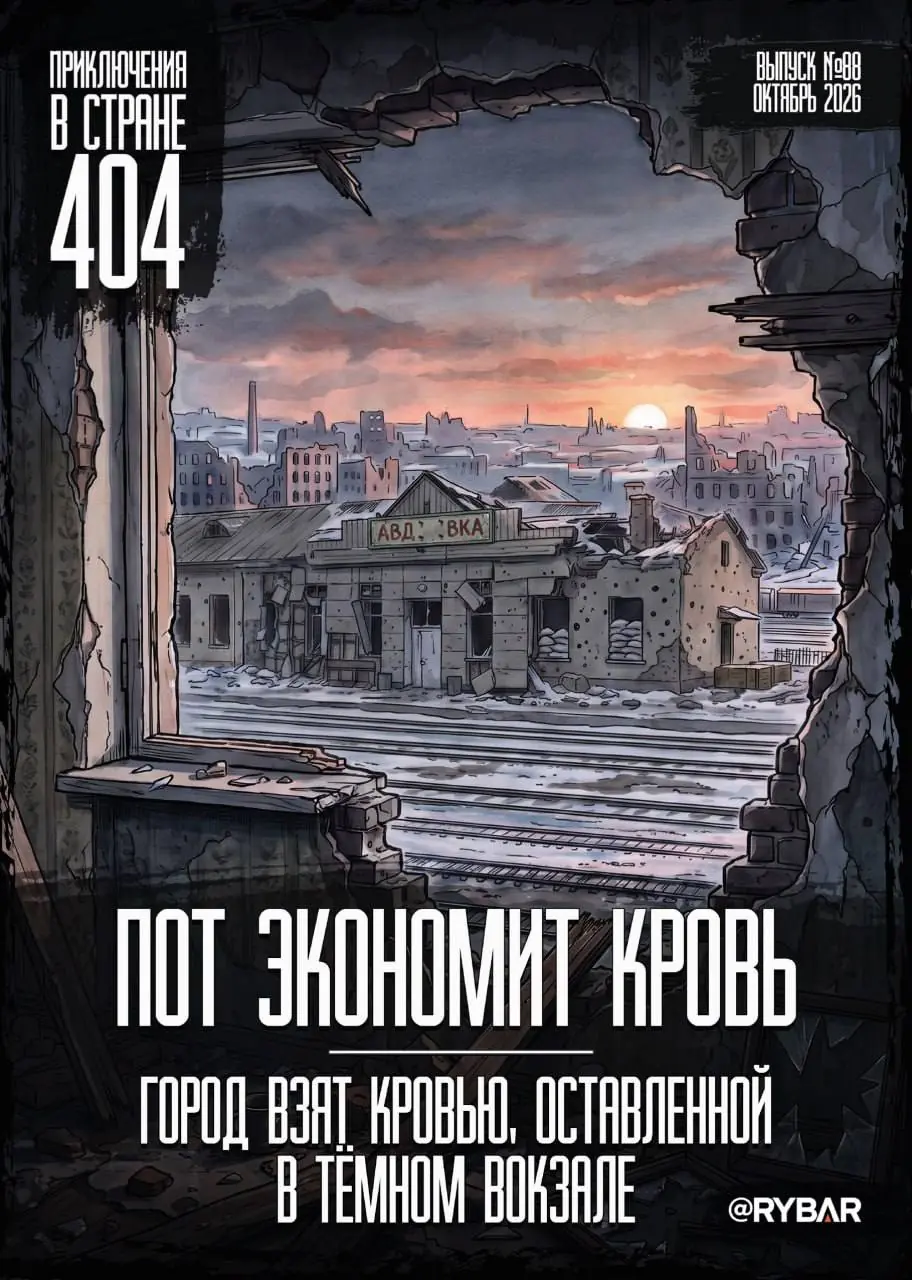 #Комикс от Рыбаря №88: Пот экономит кровьГород взят кровью, оставленной в тёмном вокзале