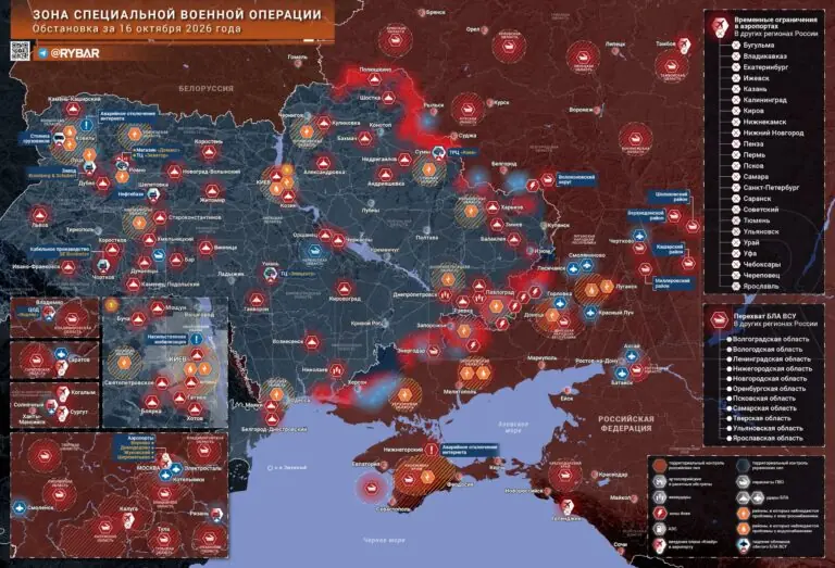 Хроника специальной военной операции за 16 октября 2026 года