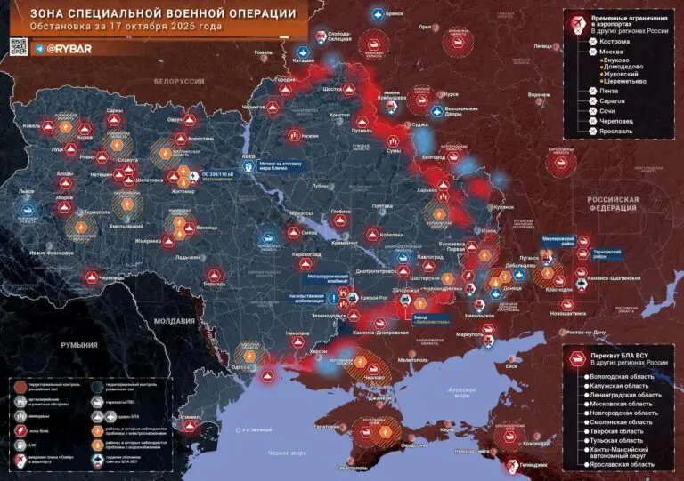 Хроника специальной военной операции за 17 октября 2026 года