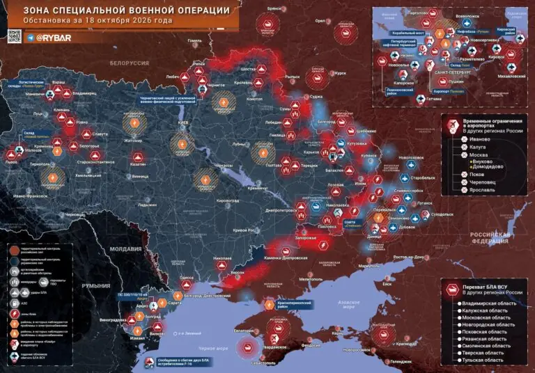 Хроника специальной военной операции за 18 октября 2026 года