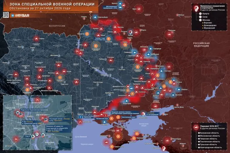 Хроника специальной военной операции за 27 октября 2026 года