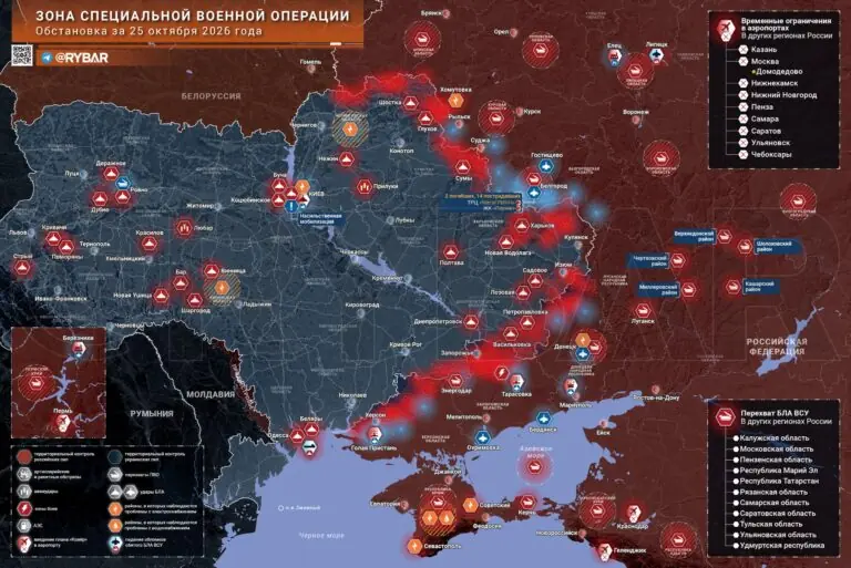 Хроника специальной военной операции за 25 октября 2026 года