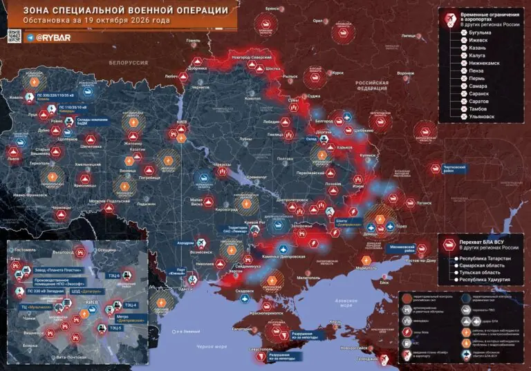 Хроника специальной военной операции за 19 октября 2026 года
