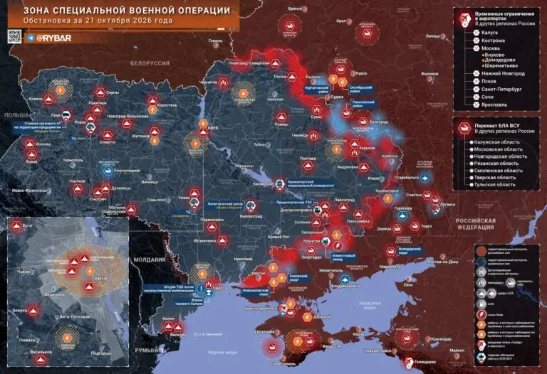 Хроника специальной военной операции за 21 октября 2026 года