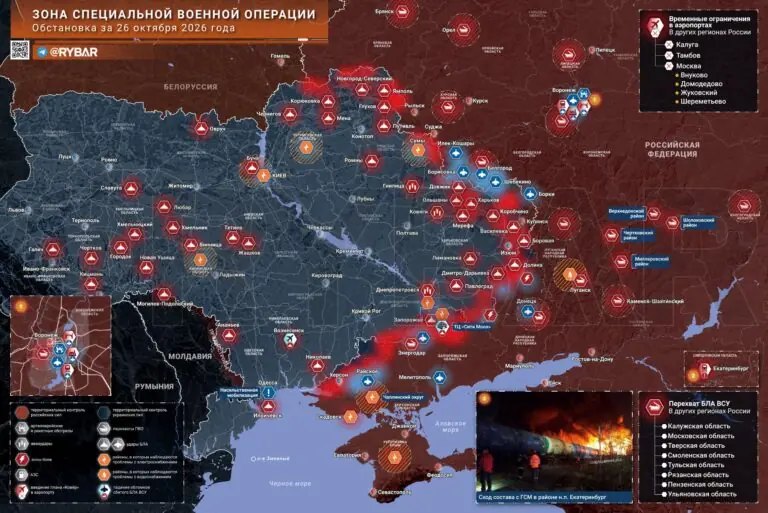 Хроника специальной военной операции за 26 октября 2026 года