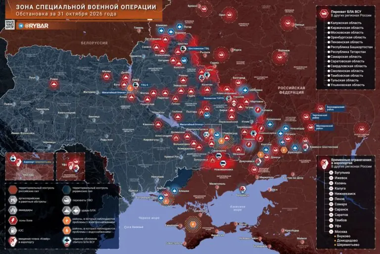 Хроника специальной военной операции за 31 октября 2026 года